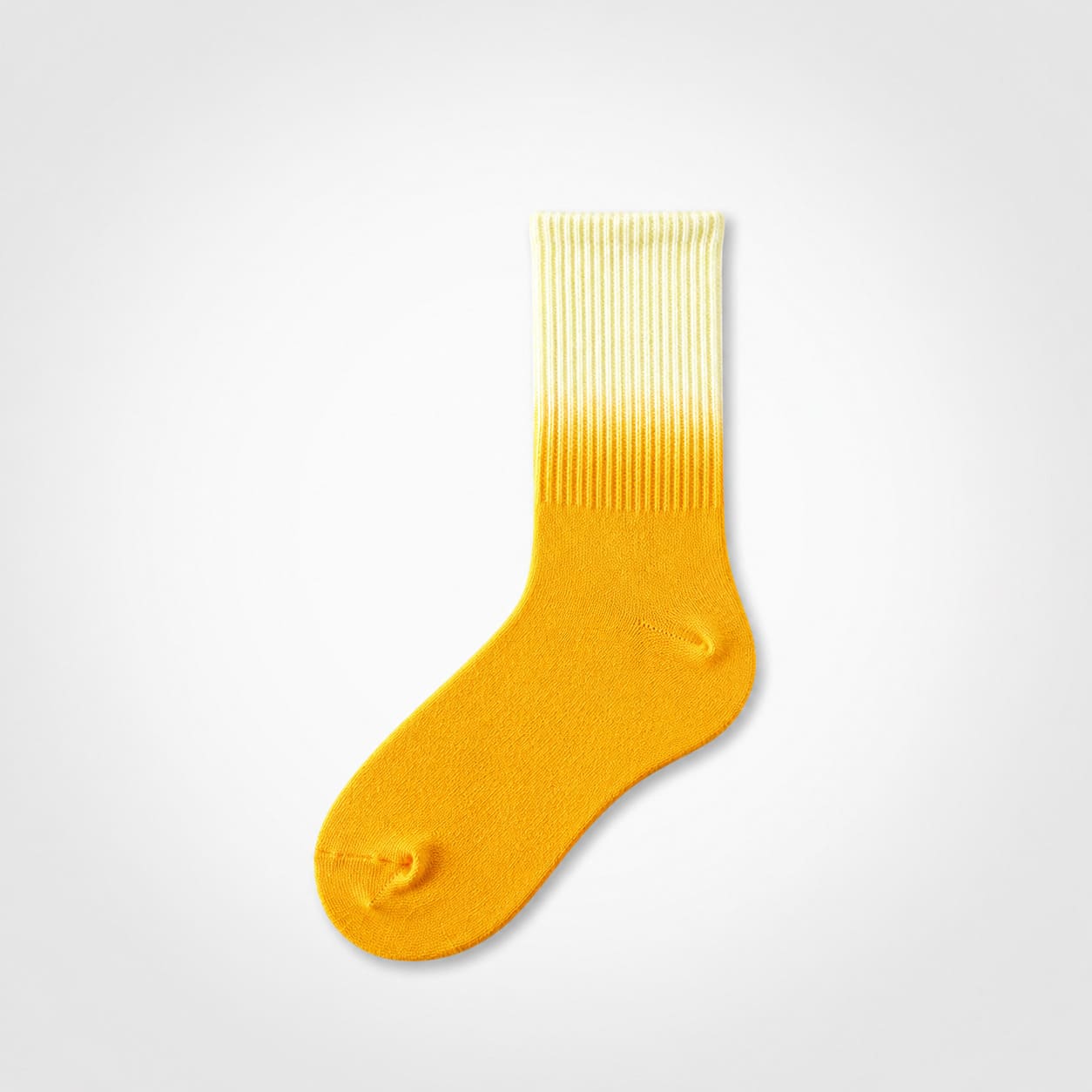 Sunset Gradient Ribbed Cotton Socks