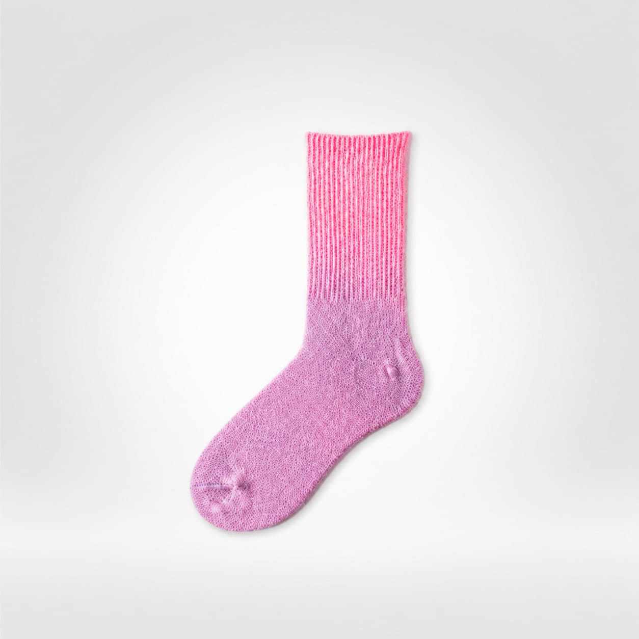 Sunset Gradient Ribbed Cotton Socks