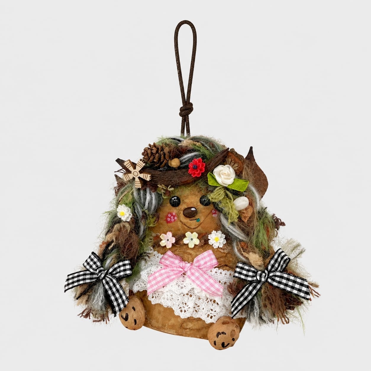 Flower Meadow Forest Girl Charm