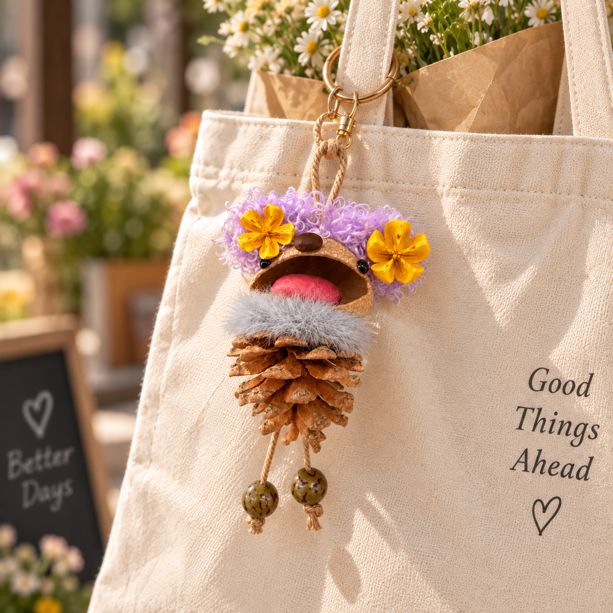 Sunshine Petal Rattle Charm