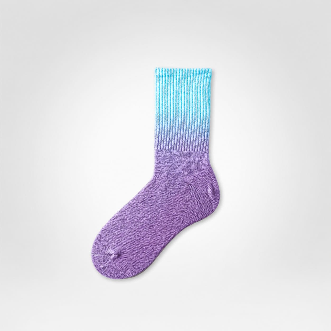 Sunset Gradient Ribbed Cotton Socks