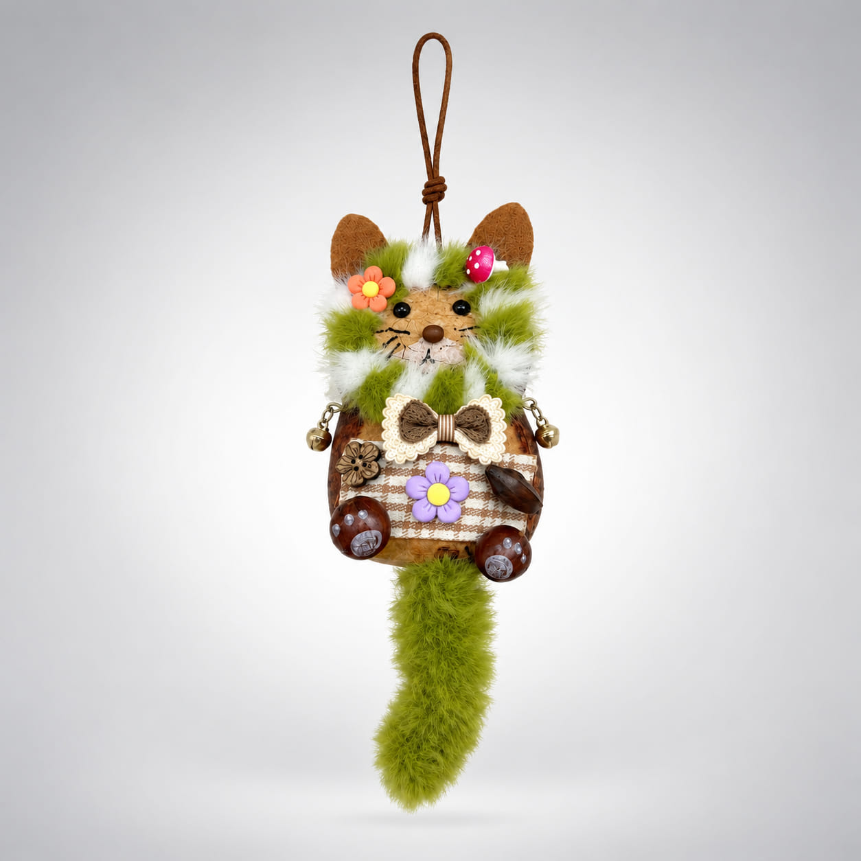Green Tail Fox Charm
