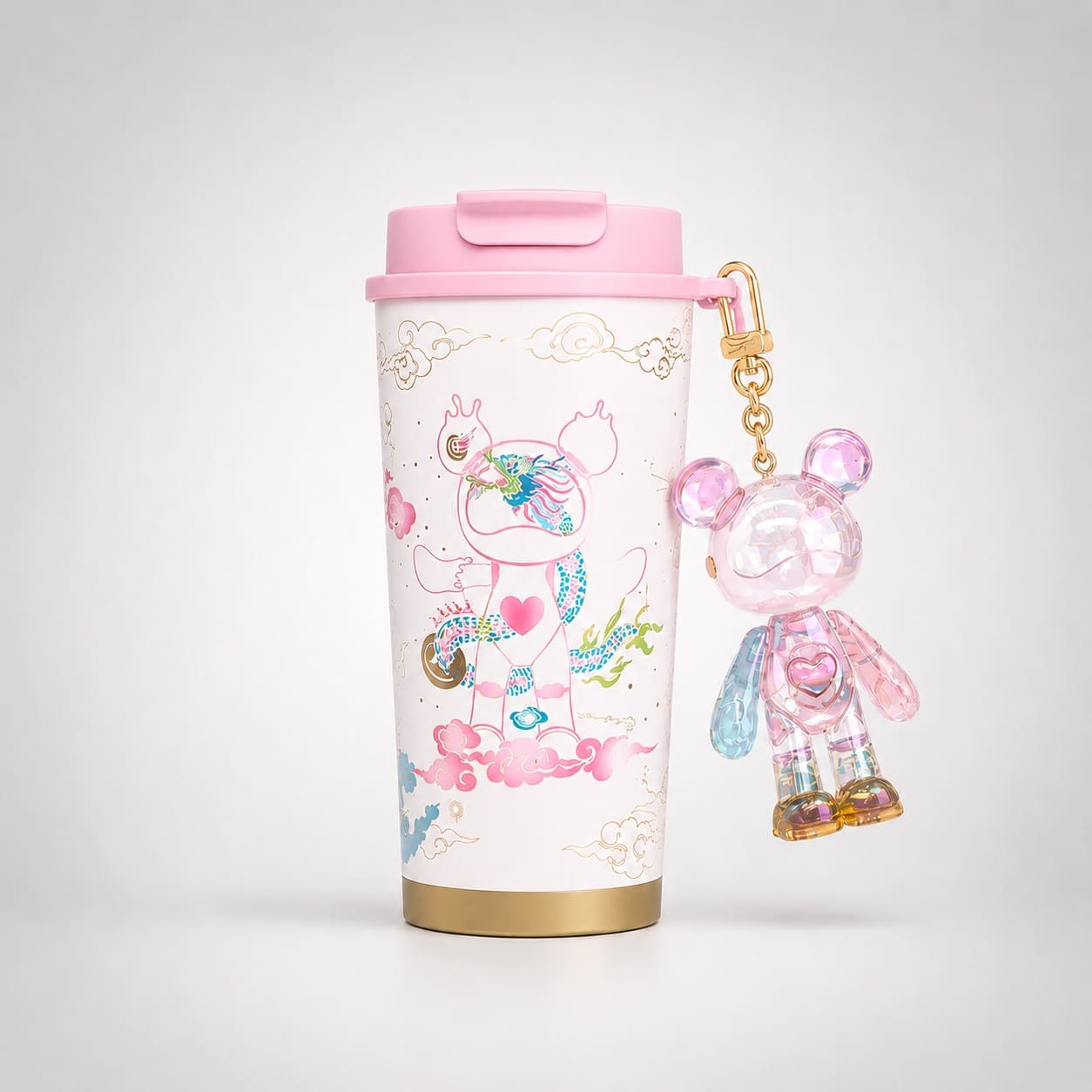 Cosmos Bear Dragon Totem Travel Tumbler – Dragon Edition