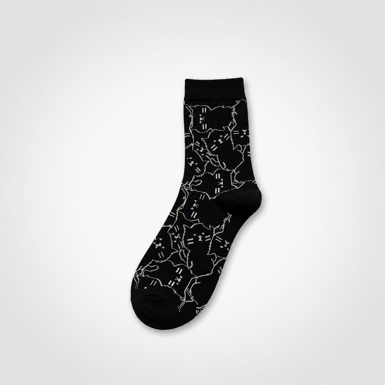 Minimal Animal Pattern Cotton Socks