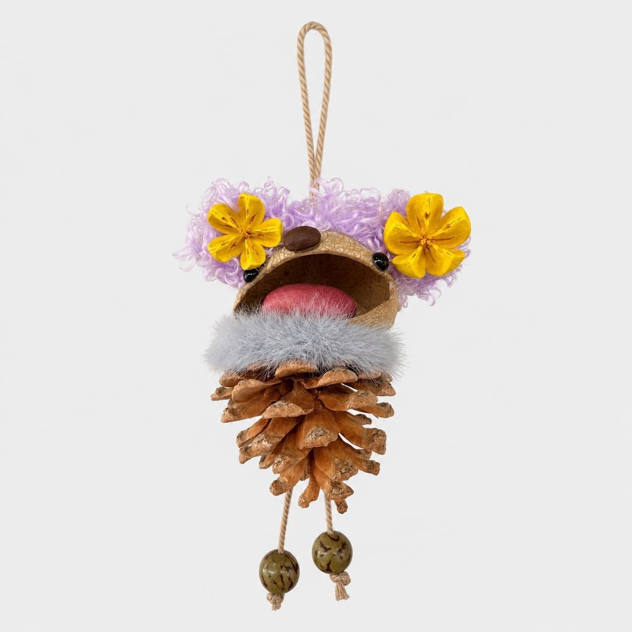 Collection: Natural Nut Shell Charms
