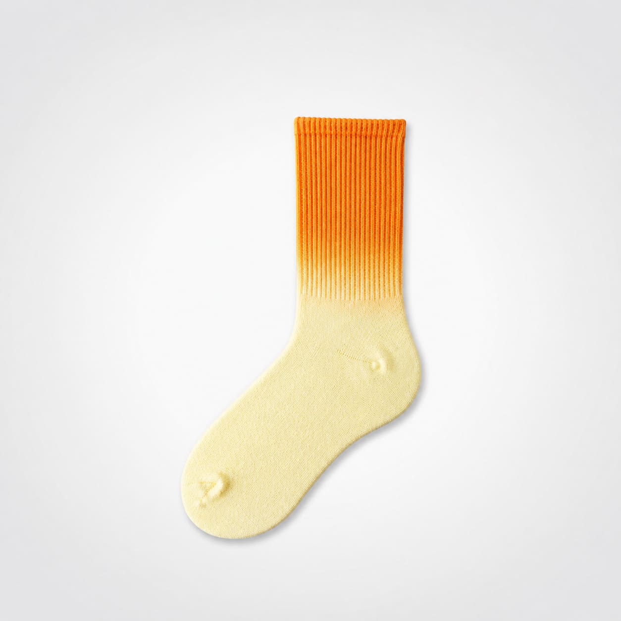 Sunset Gradient Ribbed Cotton Socks