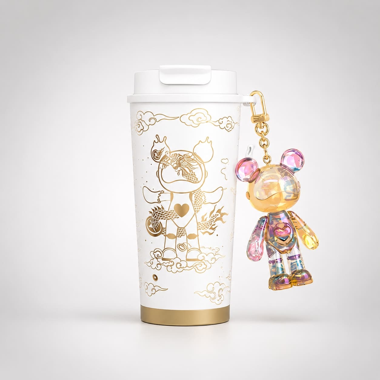 Cosmos Bear Dragon Totem Travel Tumbler – Dragon Edition
