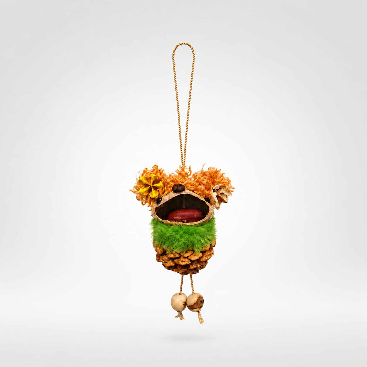 Sunset Curl Flower Monster Rattle