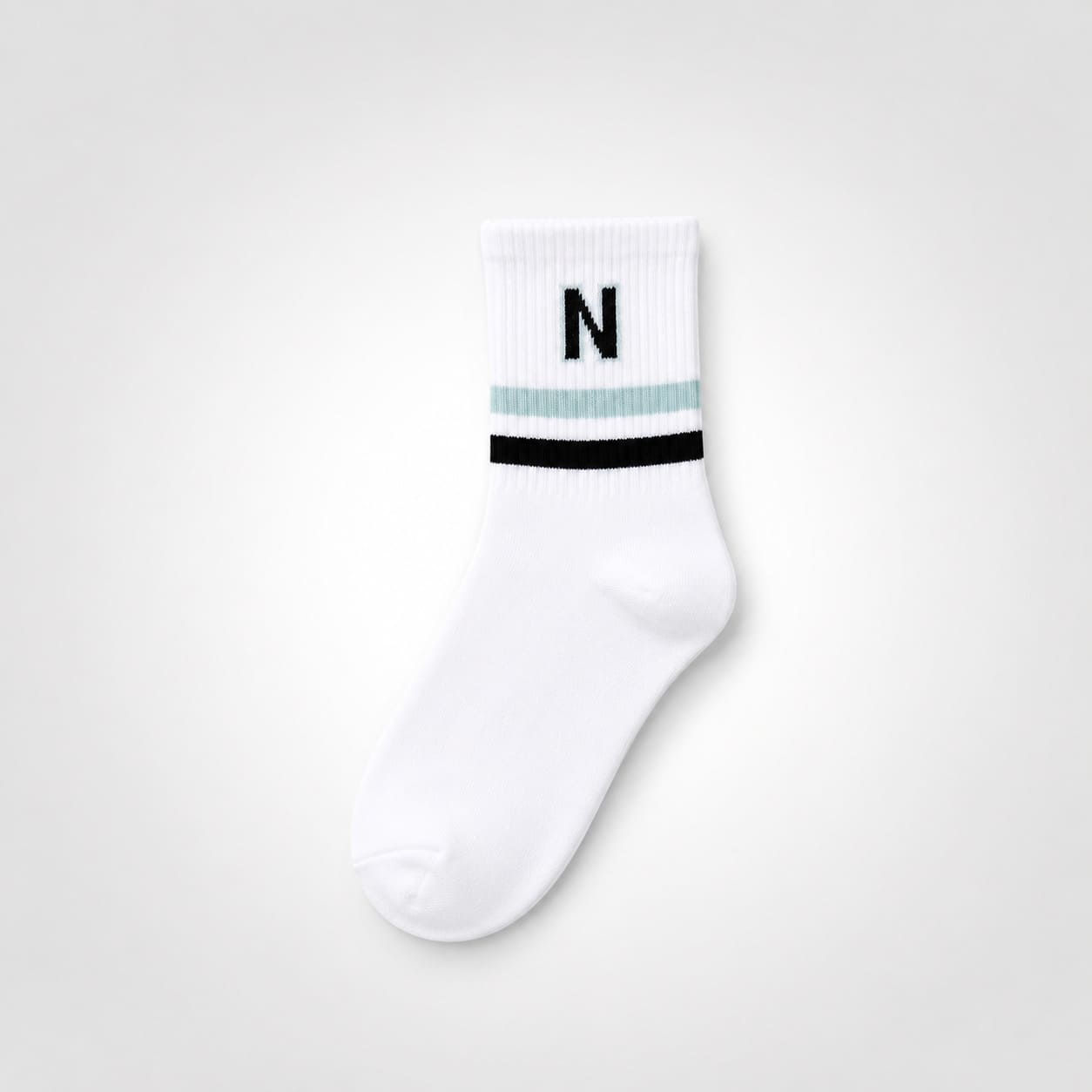 Ocean Breeze Color Block Cotton Socks