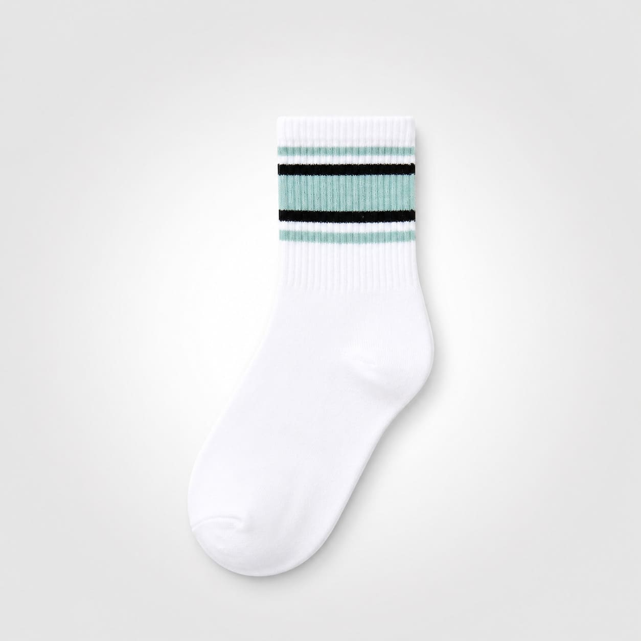 Ocean Breeze Color Block Cotton Socks