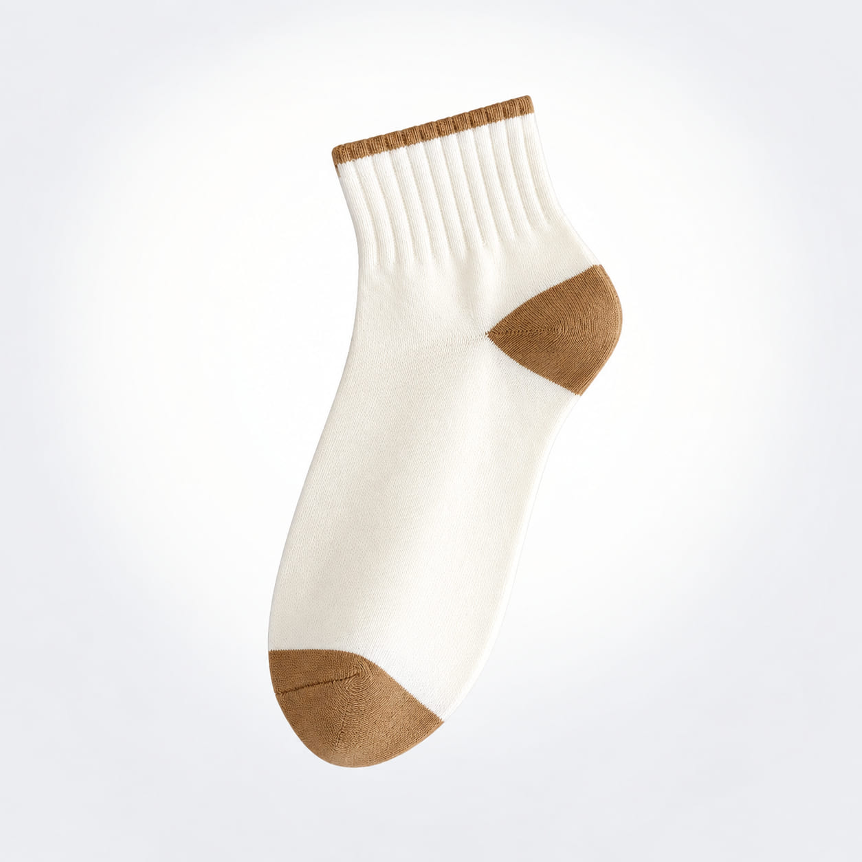 Color-Block Ribbed Crew Socks