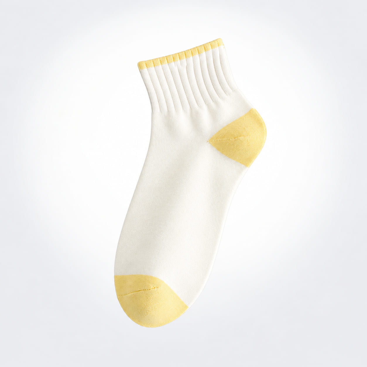 Color-Block Ribbed Crew Socks