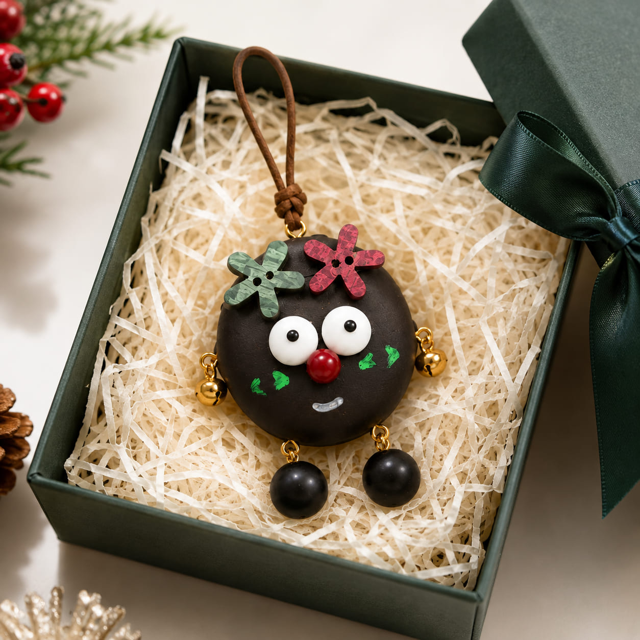 Flower Petal Coconut Charm