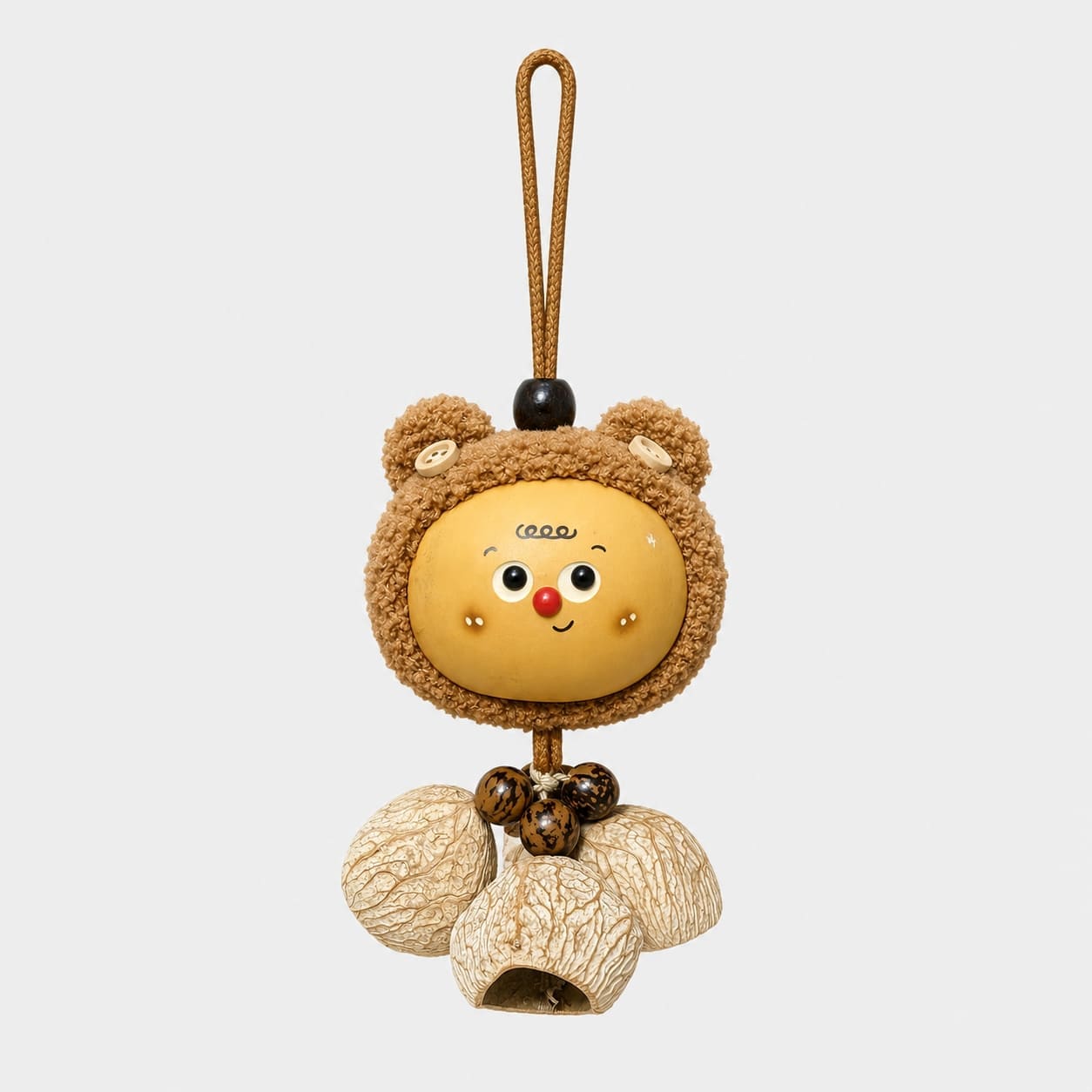Teddy Bear Hoodie Walnut Charm