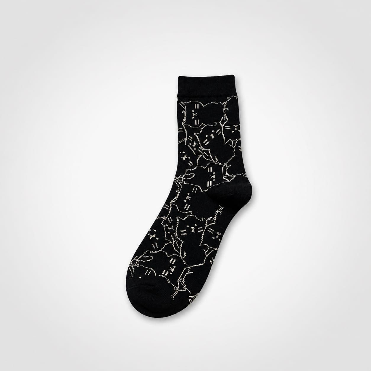 Minimal Animal Pattern Cotton Socks