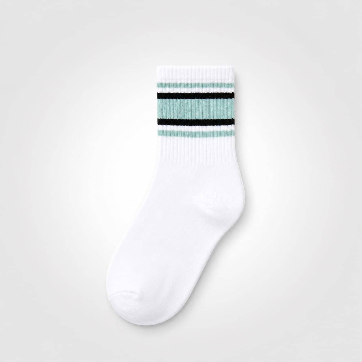 Ocean Breeze Color Block Cotton Socks